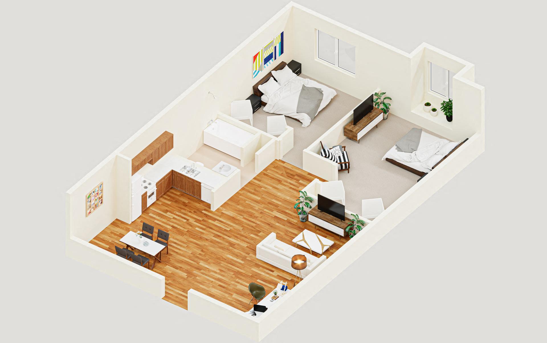 Brook Gardens Apts & Lush Townhomes